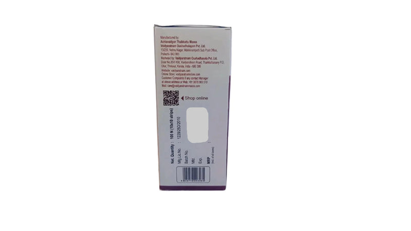 Thyrocalm Tablets - 100 Nos - Vaidyaratnam Vaidyaratnam