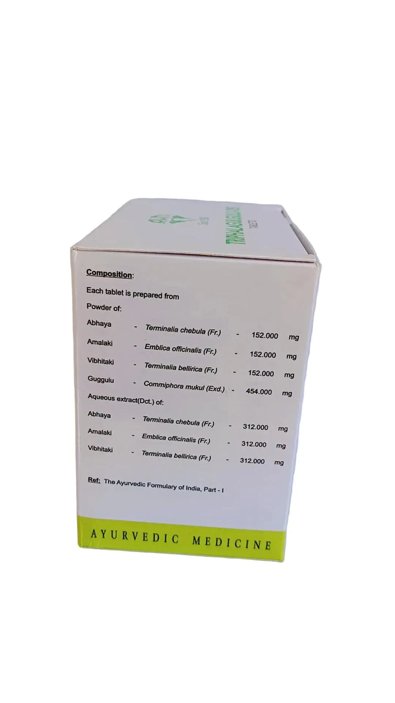 Triphala Gulgulu DS TABLETS 120nos AVN Arya Vaidya Nilayam (AVN Arogya)