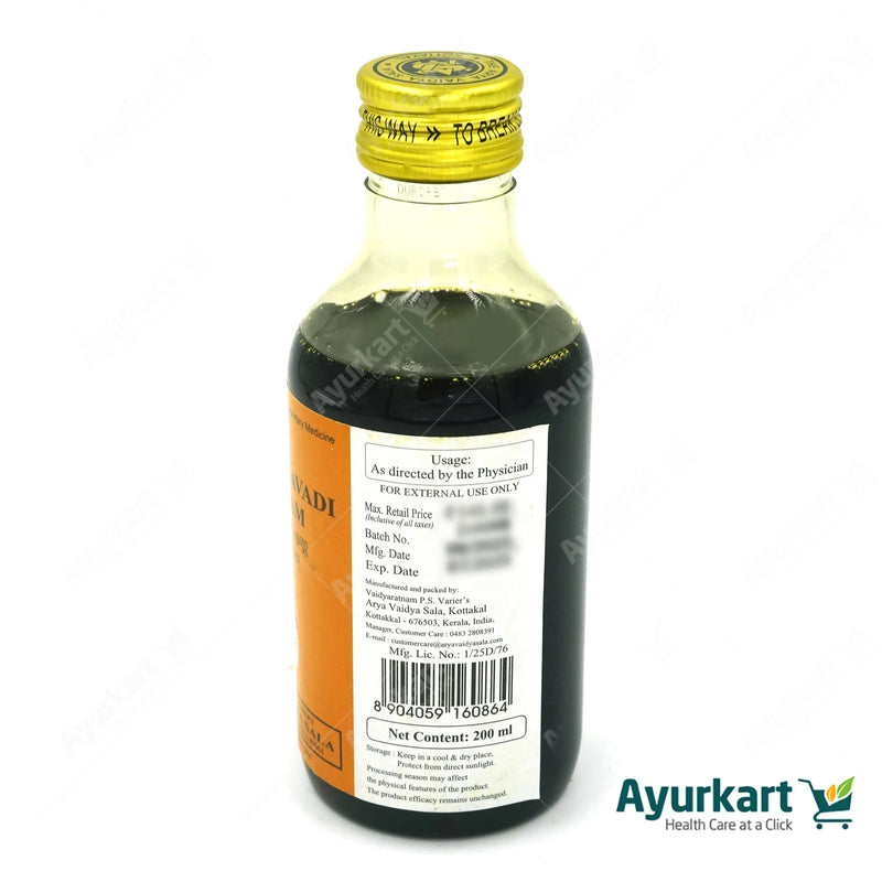 Tungadrumadi Tailam - 200ML - Kottakkal