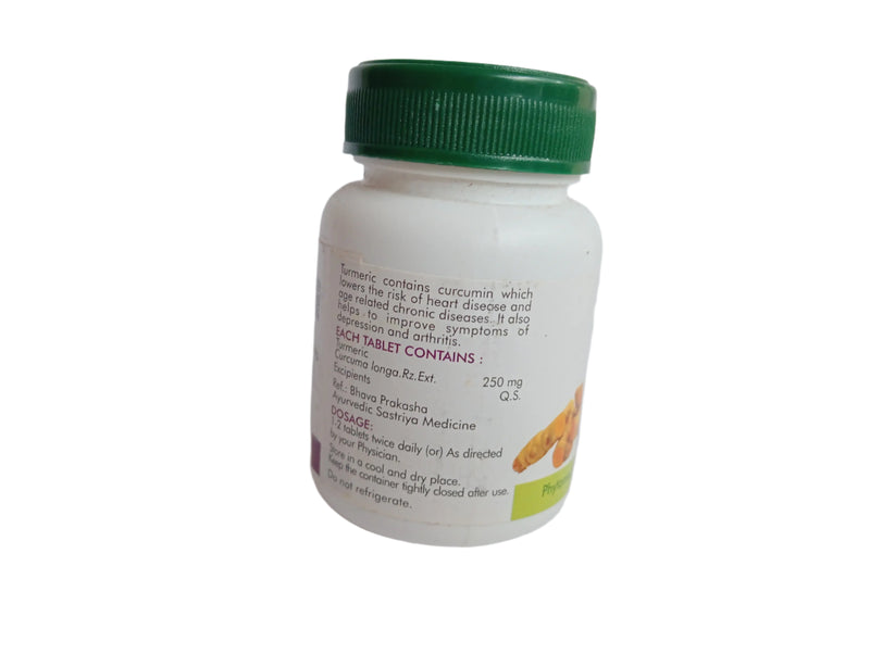 Turmeric Tablets - 60 Nos - SKM Herbodaya SKM Herbodaya