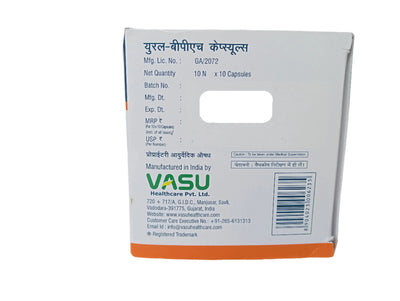 URAL -BPH Capsules - VASU (10X10 Strips) Vasu Healthcare