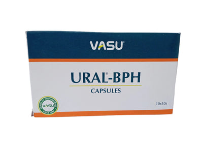 URAL -BPH Capsules - VASU (10X10 Strips) Vasu Healthcare