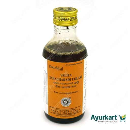 Valiya Sahacharadi Tailam bottle – Kottakkal Ayurvedic oil