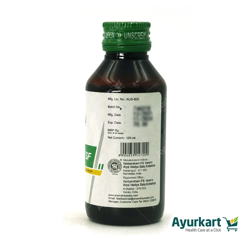 Vasakot Syrups suger free - 100ML - Kottakkal