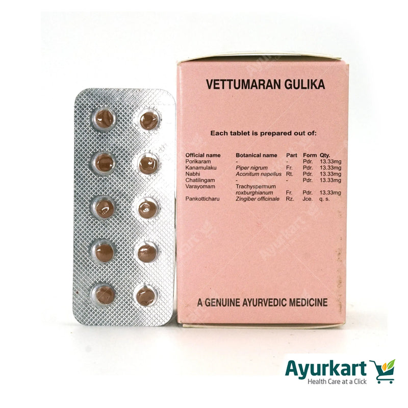Vettumaran Gulika - 100Nos - Kottakkal