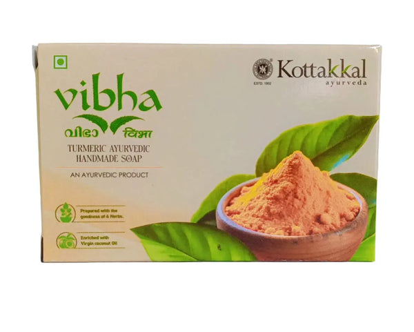 Vibha Turmeric ayurvedic Handmade Soap-75gsm -kottakkal Kottakkal Aryavaidyasala