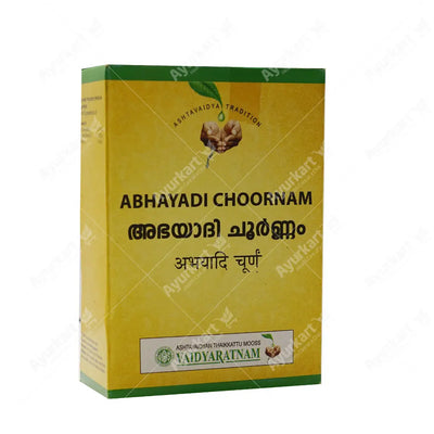 ABHAYADI CHOORNAM - 100G - VAIDYARATNAM (2 PACKS)