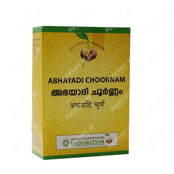 ABHAYADI CHOORNAM - 100G - VAIDYARATNAM (2 PACKS)