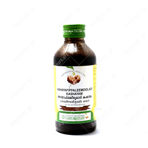 ABHAYAPIPPALEEMOOLADI KASHAYAM - 200ML - VAIDYARATNAM
