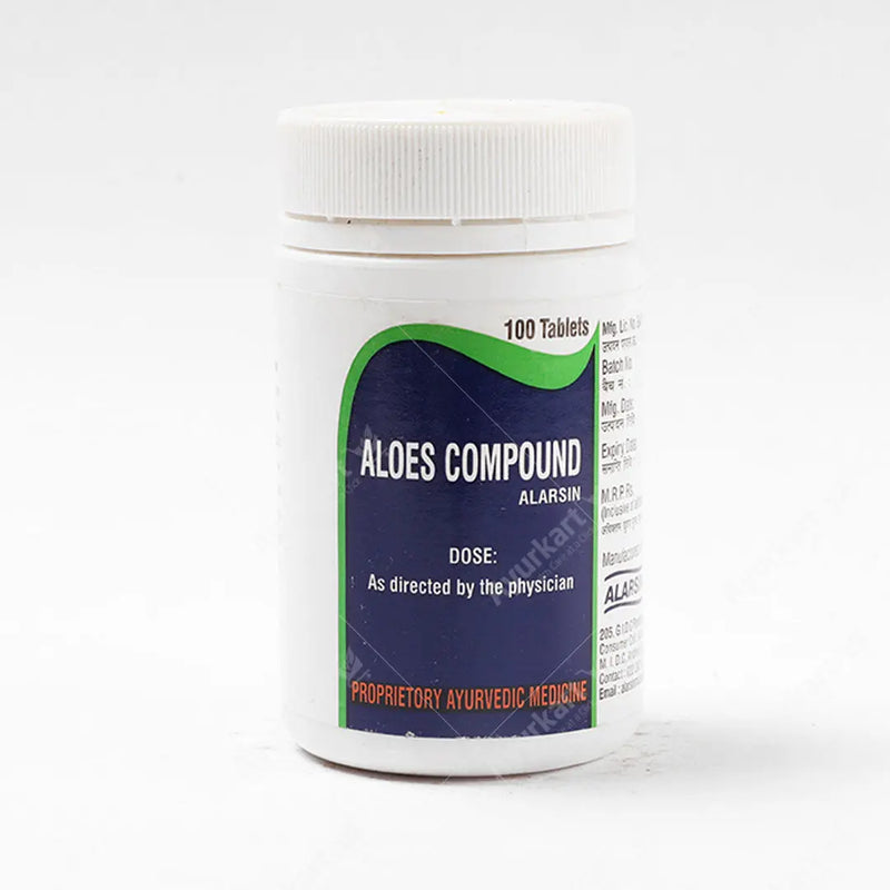 Aloes Compound Tab-100nos-Alarsin - ayur-kart