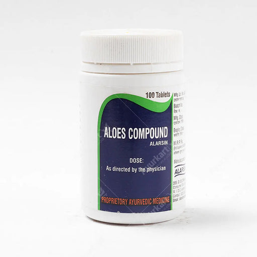 Aloes Compound Tab-100nos-Alarsin - ayur-kart
