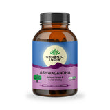 Ashwagandha 180 Capsules Bottle - Organic India