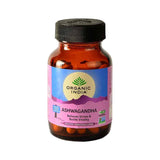 Ashwagandha 60 Capsules Bottle - Organic India