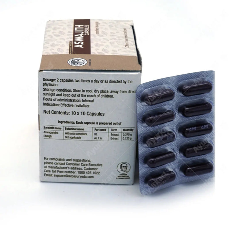 Aswajith Capsules 100 Nos tablet- AVP Ayurveda