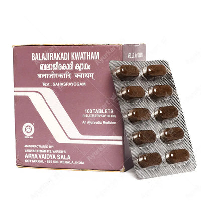 Balajirakadi kwatham -Tablet - 100Nos - Kottakkal - ayur-kart