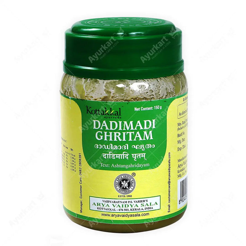 Dadimadi Ghritam Kottakkal Ayurveda 150gm front label