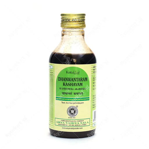 Dhanvantaram Kashayam (200ML) - Ayurvedic Herbal Decoction - Kottakkal Ayurveda - Ayurkart.com