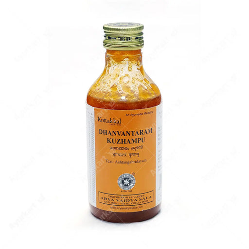 Dhanvantaram Kuzhampu bottle by Kottakkal Ayurveda | ayurkart.com