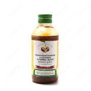 Dhanwantharam Kuzhambu bottle by Vaidyaratnam Ayurveda