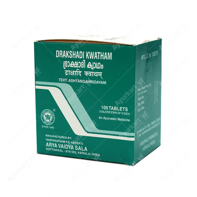 Drakshadi  Kwatham -Tablet - 100Nos - Kottakkal - ayur-kart
