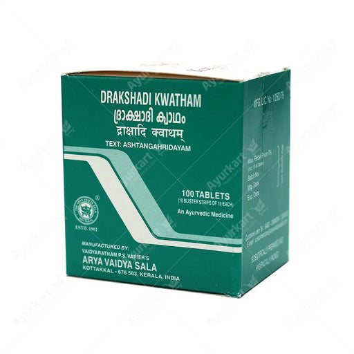Drakshadi  Kwatham -Tablet - 100Nos - Kottakkal - ayur-kart