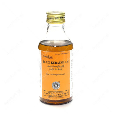 Eladi Kera Tailam – Kottakkal Ayurveda 200ml bottle front view