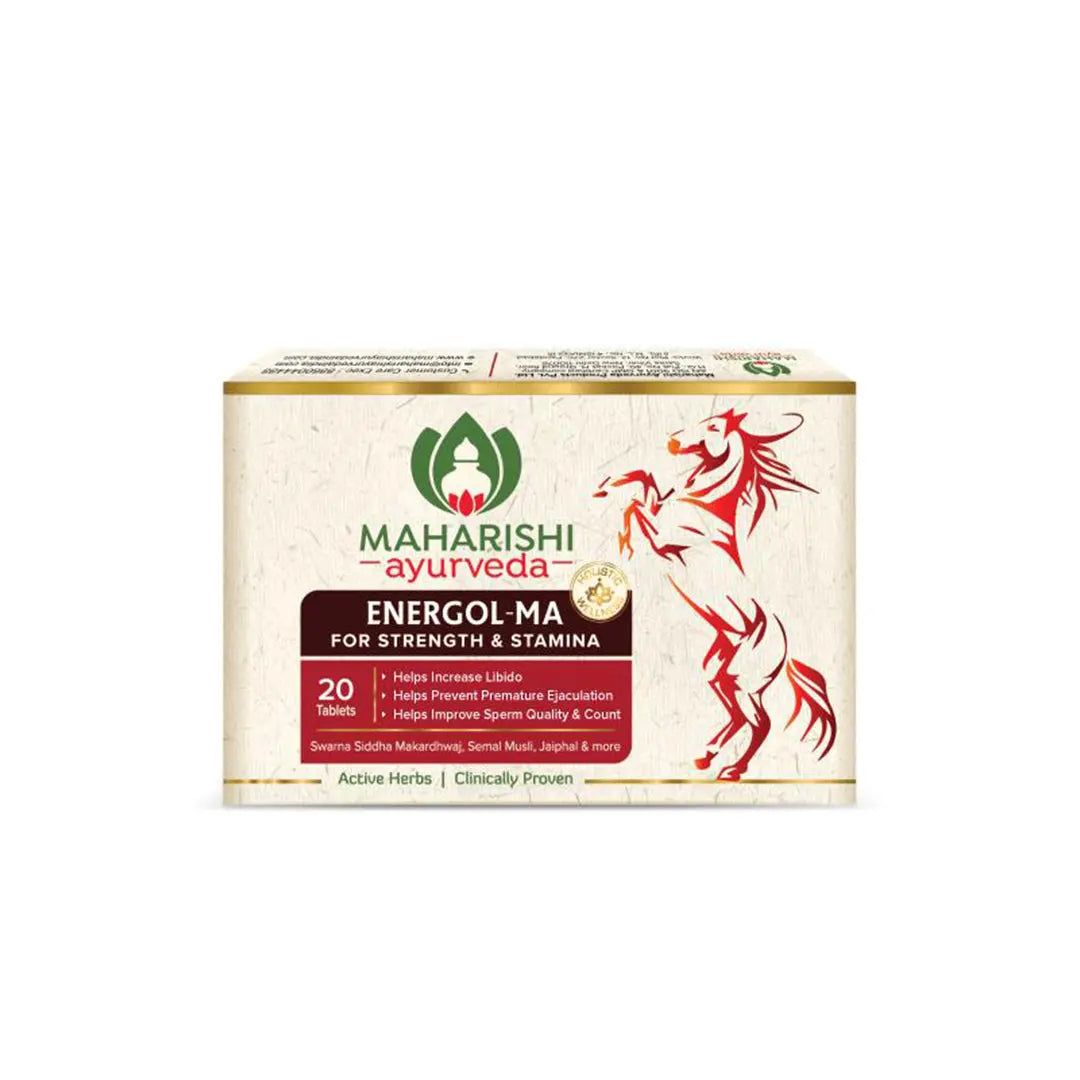 3x Maharishi Energol - Complément Masculin Pour La Reproduction Et La Libido - 20 Comprimés