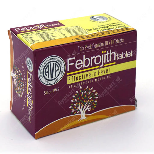 Febrojith Tablets 30 Nos  - AVP Ayurveda