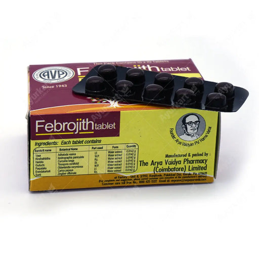 Febrojith Tablets 30 Nos  - AVP Ayurveda
