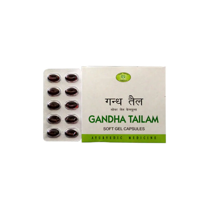 Gandha Tailam Soft Gel Capsules - 100 Nos. - AVN Arogya