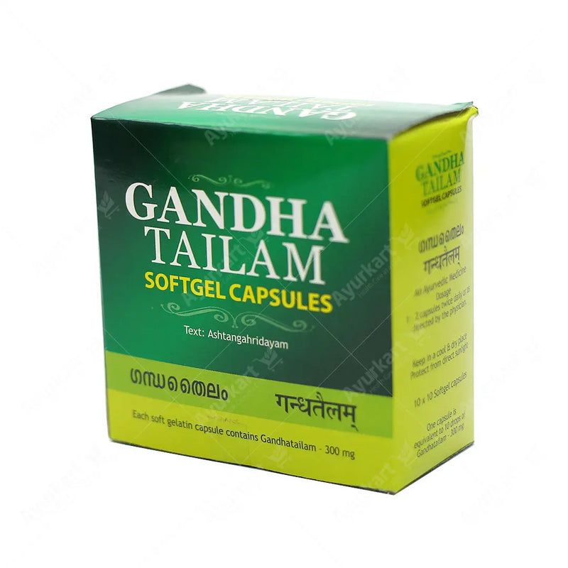 Gandha Tailam Soft Gel Capsule 100 Nos by Kottakkal for joint health