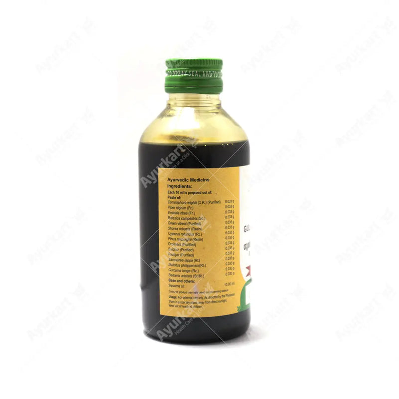 Gulgulumarichadi Thailam - 200ML - Vaidyaratnam