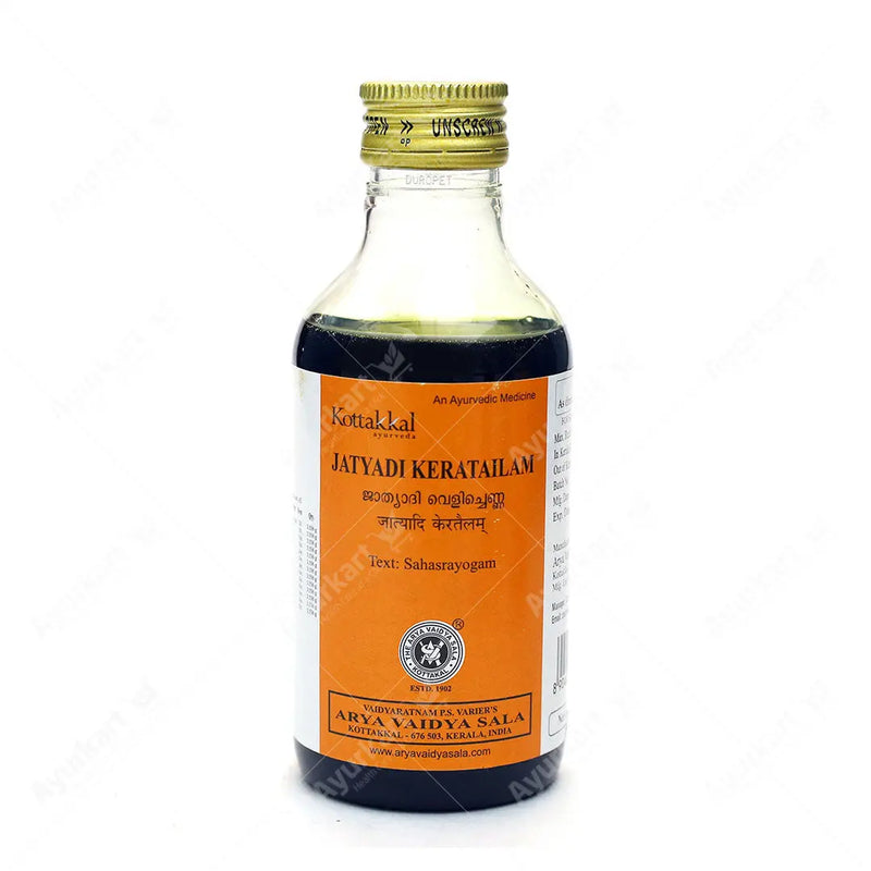 Jathyadi Kera Tailam - 200ML - Kottakkal - ayur-kart