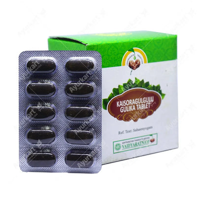 Kaisoraguggulu Gulika Tablet-2-Vaidyaratnam Product