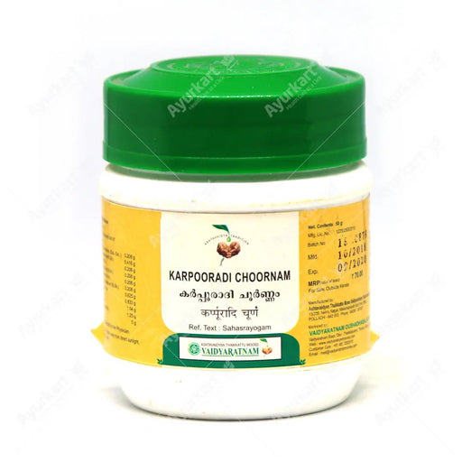 Karpooradi Choornam - 50GM - Vaidyaratnam
