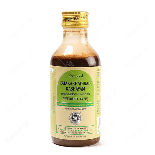 Katakakhadiradi Kashayam - 200ML - Kottakkal - ayur-kart