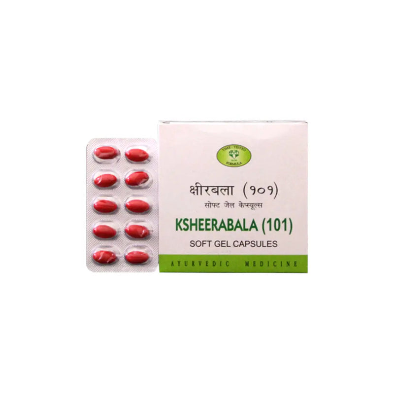 Ksheerabala (101) Soft Gel Capsules - 120 Nos. - AVN Arogya