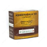 Ksheerabala 101 Soft Gel Capsules - 100 Nos - Vaidyaratnam
