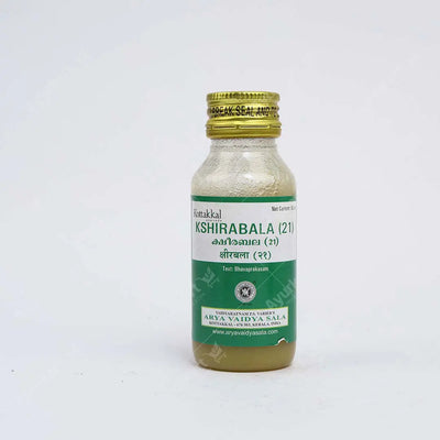 Kshirabala (21) 50ML bottle by Kottakkal for nerve and joint health