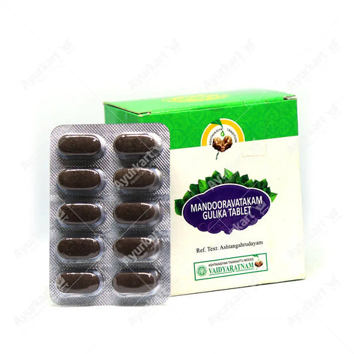Mandooravatakam Gulika Tablet - 100 Nos - Vaidyaratnam