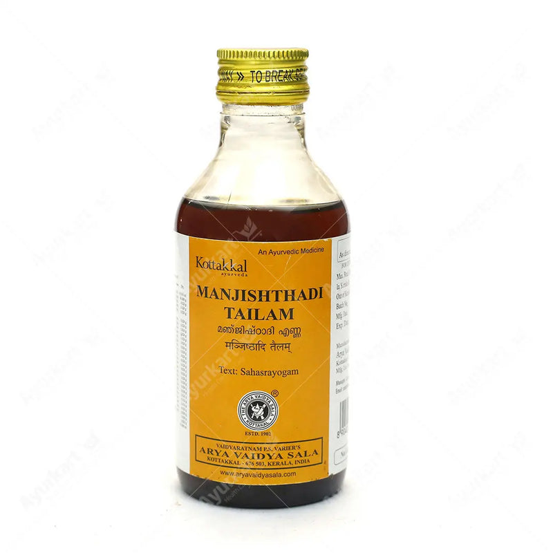 Manjishthadi Tailam - 200ML- Kottakkal - ayur-kart