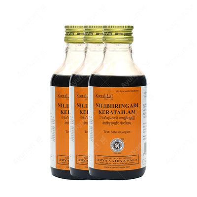 Nilibhringadi Kera (coconut oil) Tailam - 200ML- Kottakkal - ayur-kart