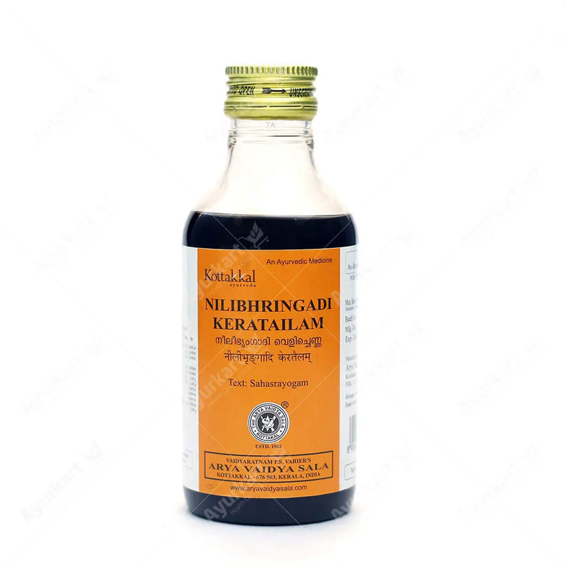 Nilibhringadi Kera (coconut oil) Tailam - 200ML- Kottakkal - ayur-kart