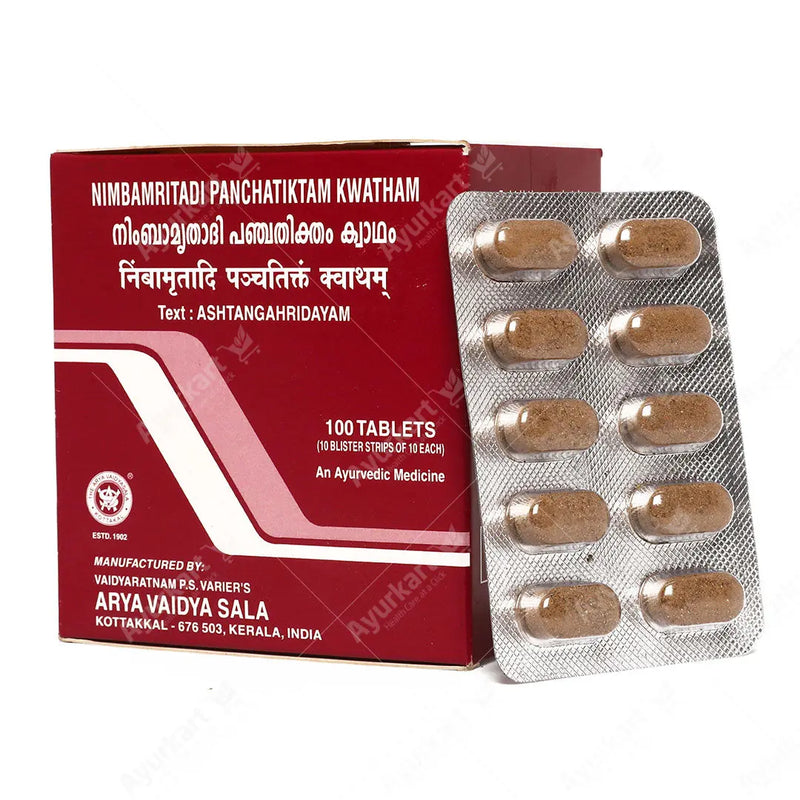 Nimbamritadi panchatiktam kwatham (Tablet) - 100Nos - Kottakkal - ayur-kart