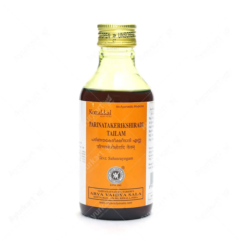 Parinatakerakshiradi Tailam - 200ML- Kottakkal - ayur-kart