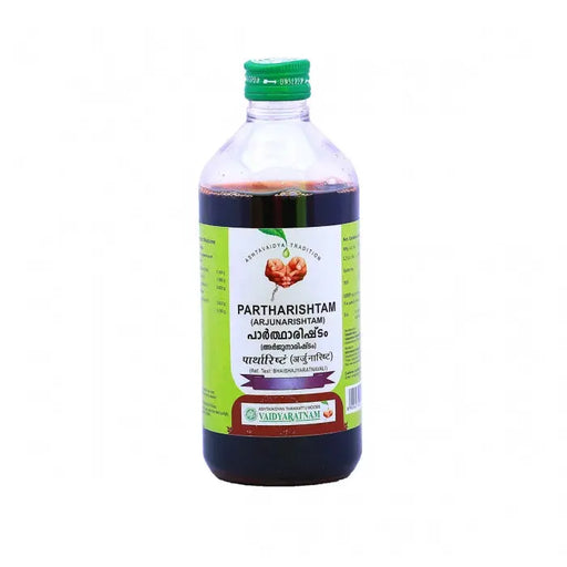 Partharishtam (Arjunarishtam) 450ML bottle by Vaidyaratnam for heart health