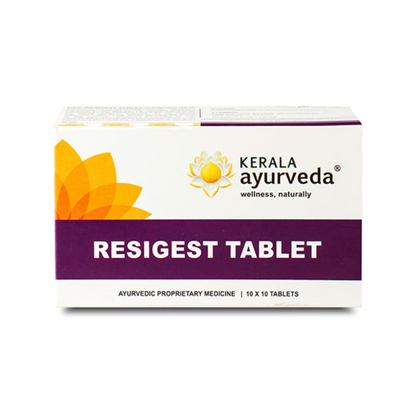Resigest Tablet - 100 Nos - Kerala Ayurveda