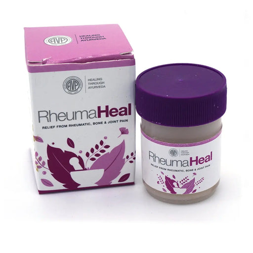 Rheumaheal 25G - AVP Ayurveda Applying Rheumaheal on knee, neck & temples