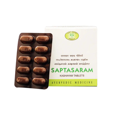 Saptasaram Kashayam Tablets - 100 Nos - AVN Arogya