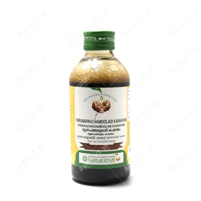 Thrunapanchamooladi Kashayam (Vaidyaratnam) - Ayurvedic Support for Urinary Health & Incontinence | Ayurkart.com